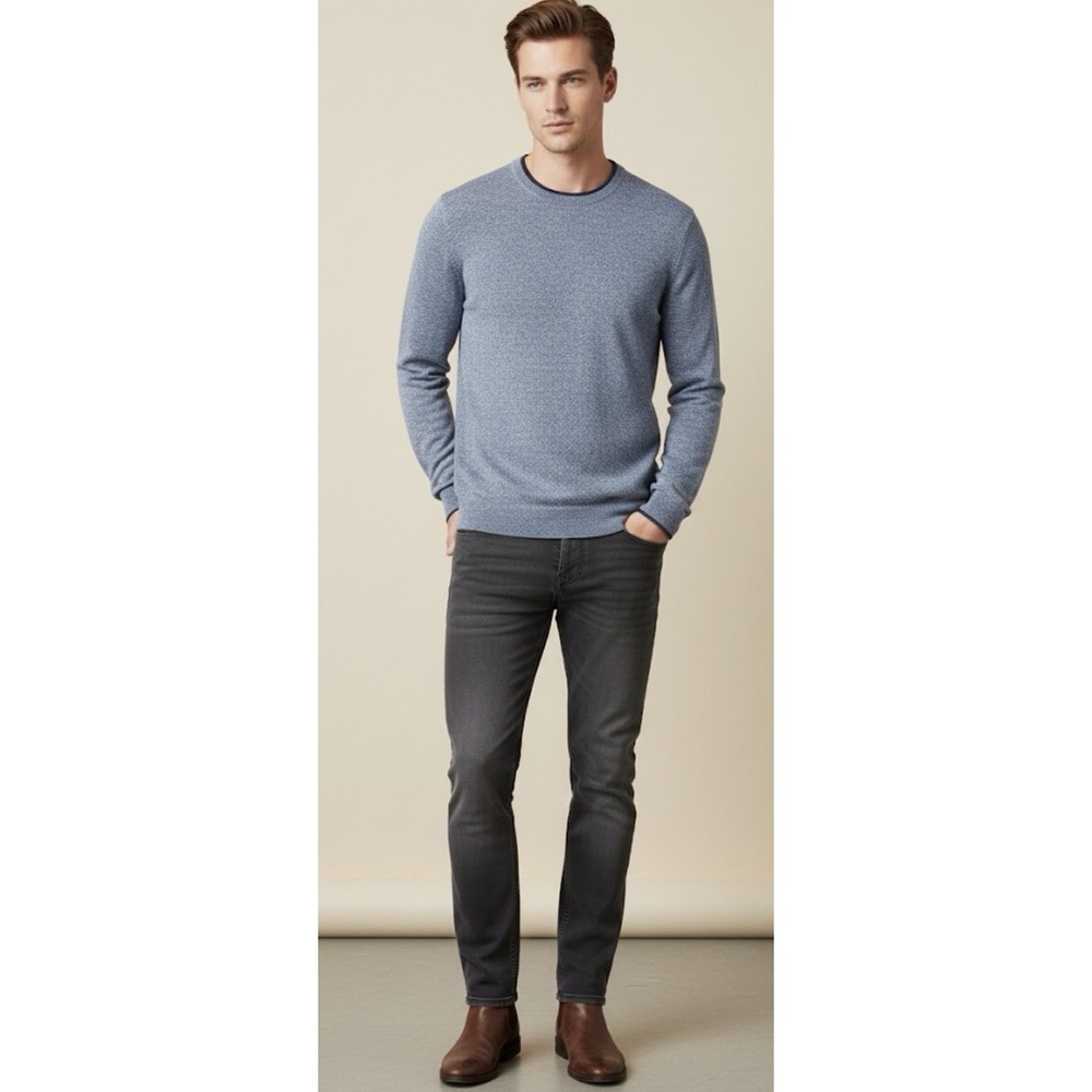 Banana Republic Men's Silk Linen Blend Crewneck Sweater Size Large